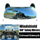 Universal Motorcycle Windscreen 180+ Degree Blind Spot Mirror