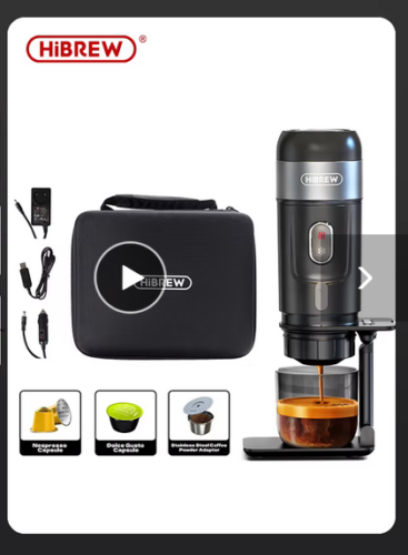 HIBREW H4A 3-in-1 Portable Coffee Maker | Compact, Powerful, and Travel-Ready