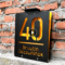 Personalized LED Solar House Number Sign